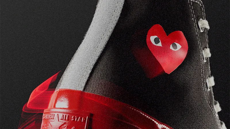 converse comme garcons