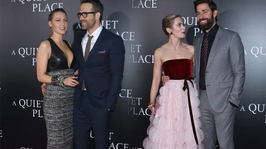 Blake-Lively-Emily-Blunt-Jon-Krazinzki-Ryan-Reynolds
