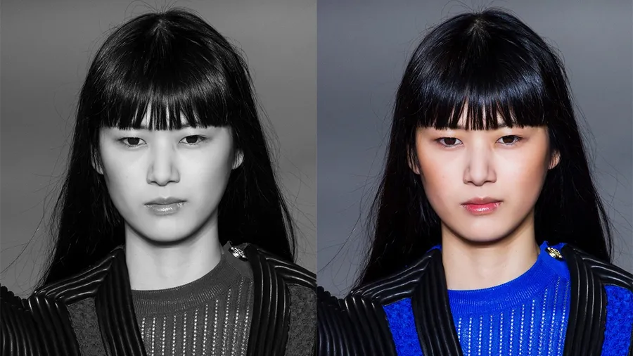 Kiko Arai - Balmain Spring 2018