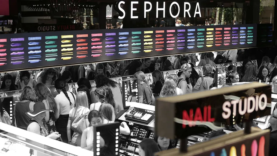 Crowds Queue For The Opening Of Sydney's First Sephora Store