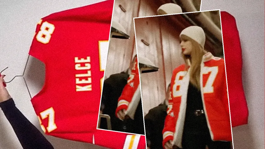 Taylor Swift desafía el frío para apoyar a Travis en el último partido de Kansas