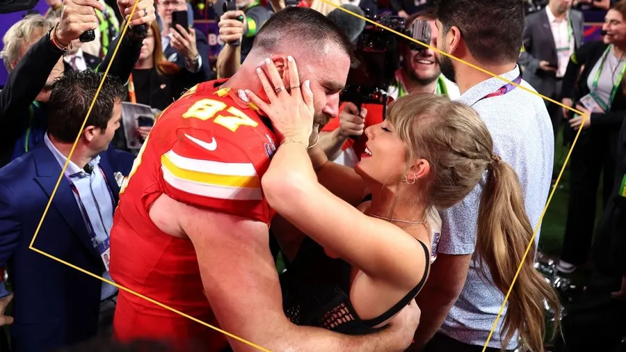 El look de Taylor Swift en el Super Bowl estaba lleno de guiños a Travis Kelce