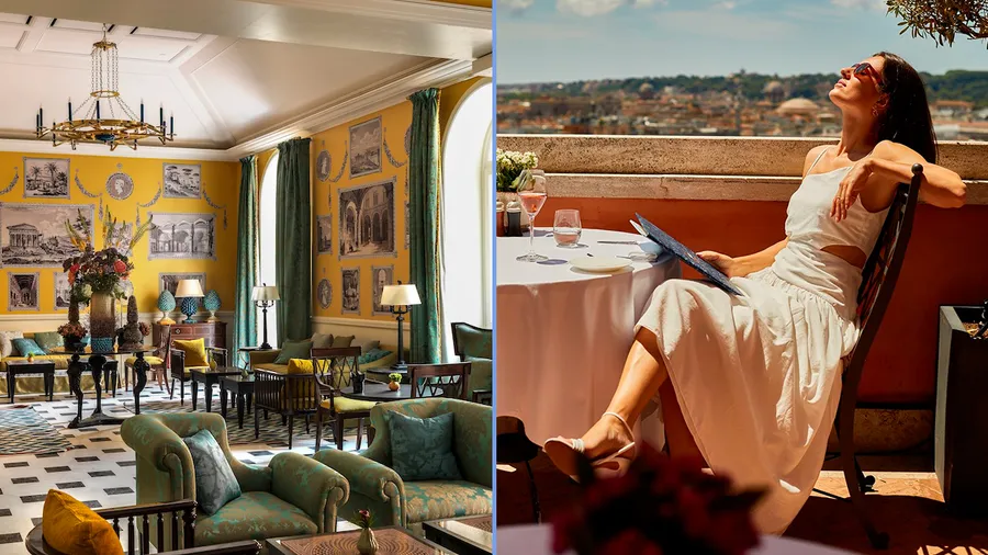Una verdadera vacación italiana tiene que ser en Roma y en Hotel de la Ville