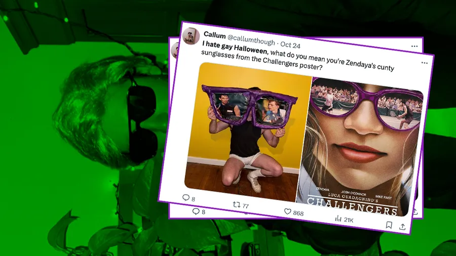 "I hate gay Halloween"