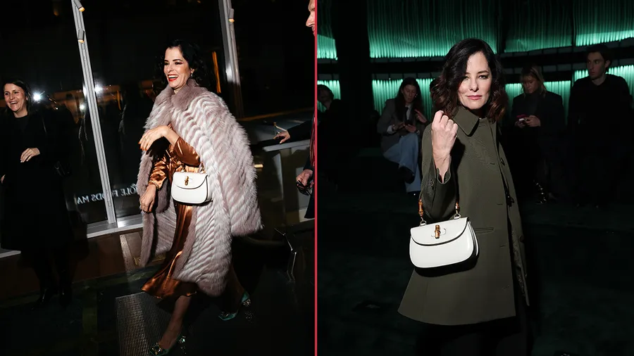 Parker Posey lleva la Gucci Bamboo de The White Lotus a la vida real.