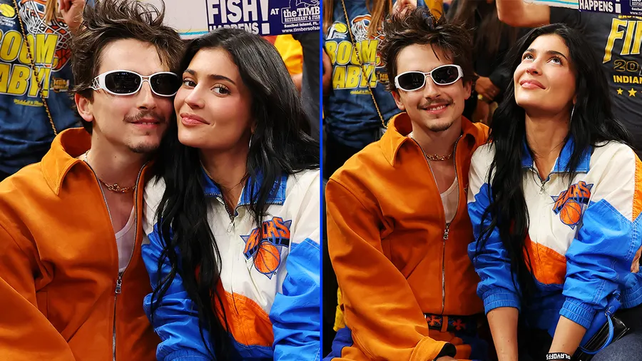 El set de lencería de Kylie Jenner con los colores de Knicks se hace viral.