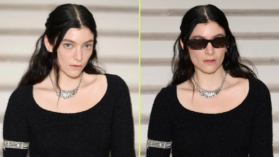 Lorde en el desfile de Chanel de Alta Costura