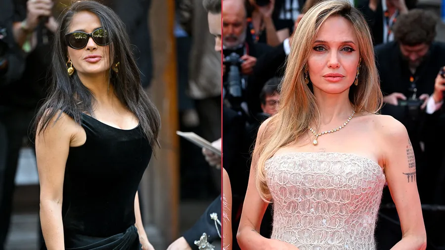 Salma Hayek y Angelina Jolie