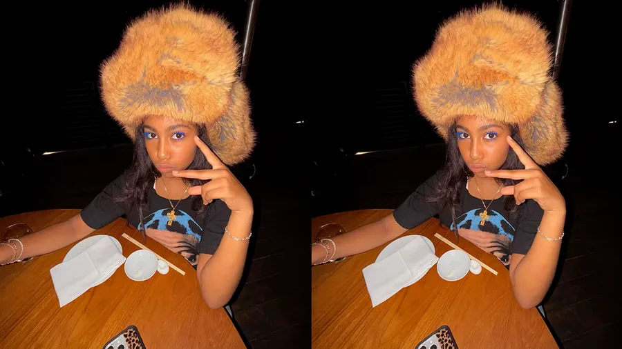 North West sorprenda con un nuevo look protagonizado por un larga melena azul