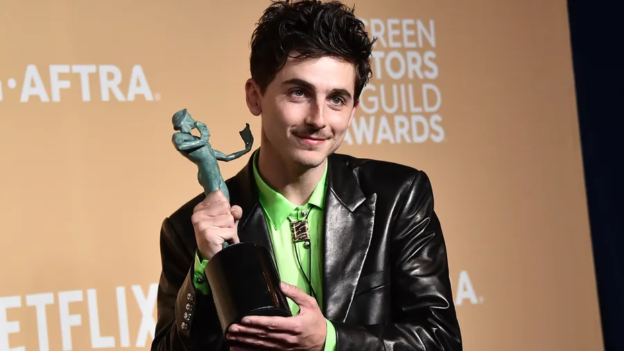 timothee chalamet homenaje bob dylan sag