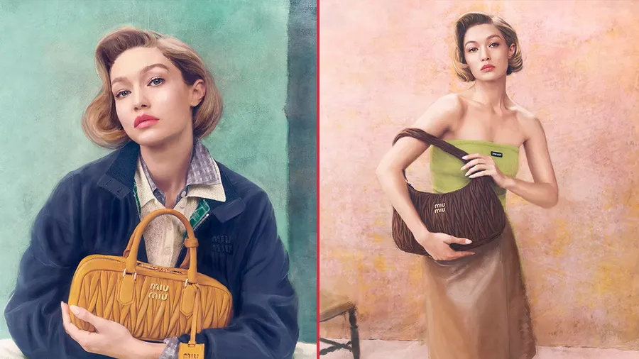 Gigi Hadid protagoniza la última campaña de Miu Miu