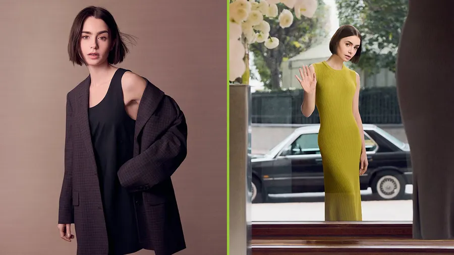 Lilly Collins es la nueva imagen de la campaña de Calvin Klein