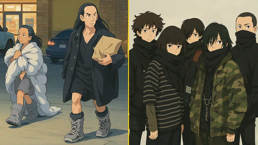 Rick Owens y Raf Simons se transforman en animaciones estilo Studio Ghilbi.