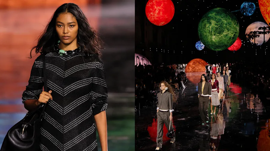 Aneken Zaldívar, modelo mexicana, en el debut de Matthieu Blazy para Chanel
