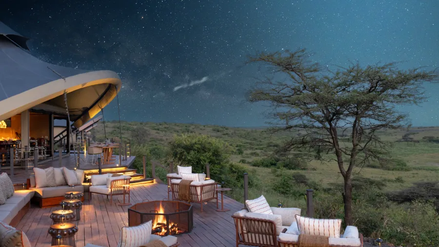 Mahali Mzuri - Fire Pit at night.jpg