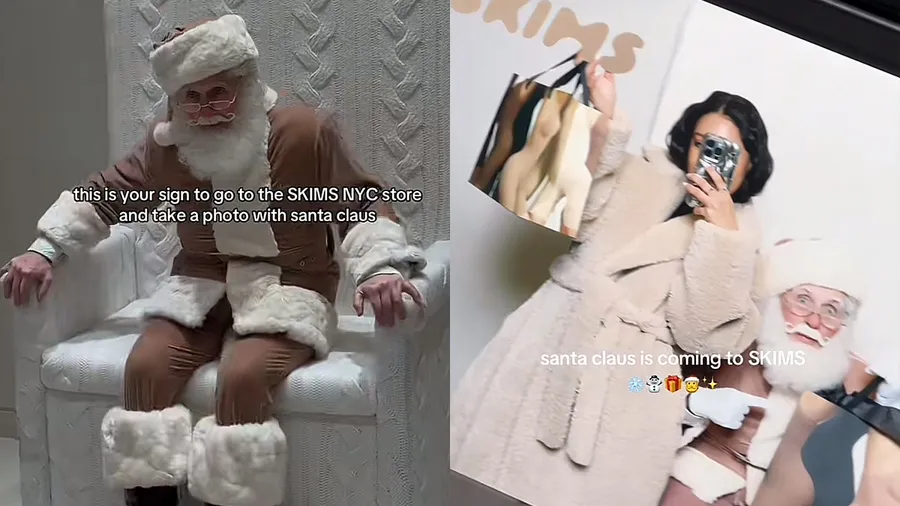 Skims causa controversia por su "Santa en Ozempic"