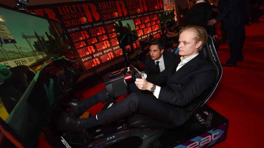 Formula E Simulators At The BRIT Awards 2018 After-Party