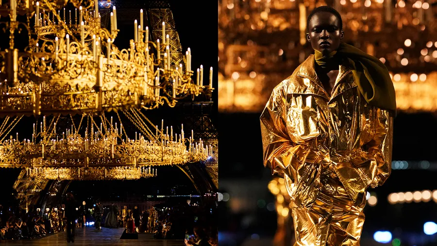 Saint Laurent SS27: Anthony Vaccarello apuesta por el oro