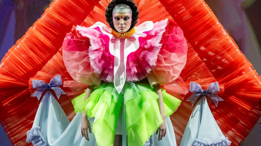 viktor rolf vestido papalote