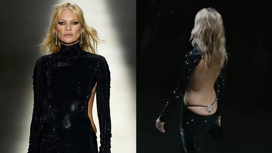 Kate Moss revive la infame tanga de Gucci