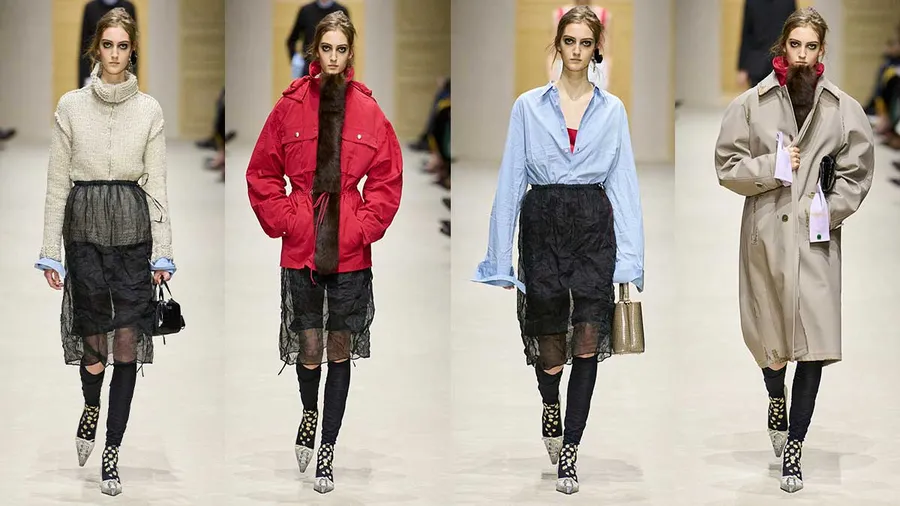 15 modelos y 60 looks: Prada Fall Winter nos da lecciones de layering