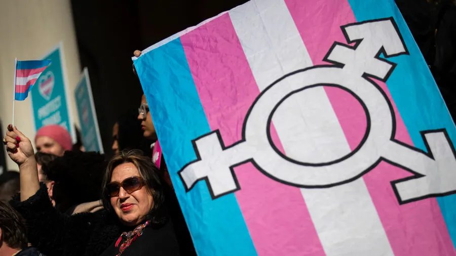 Rally Held In Support Of Transgender Community