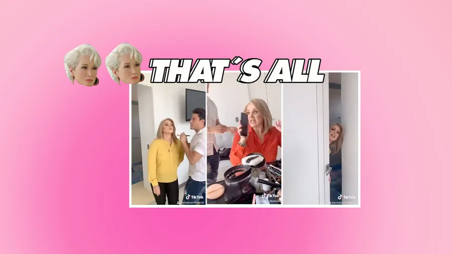 Erika Buenfil en Tik Tok.