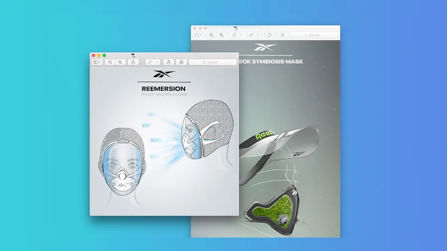reebok mask facemask
