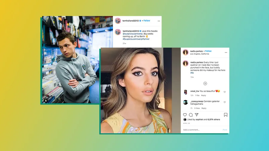 Tom Holland y Nadia Parkes