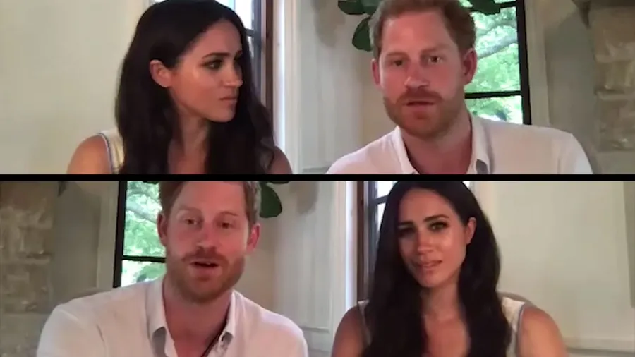 Meghan Markle y Harry en su nueva casa.
