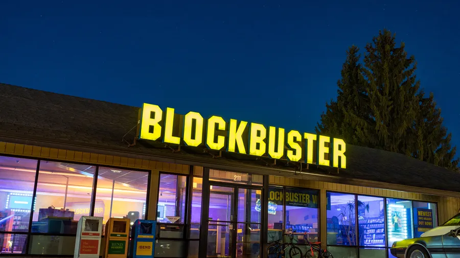 El último Blockbuster del mundo en Bend, Oregon.