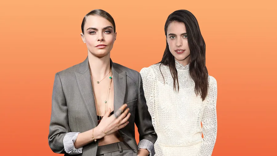 Cara Delevingne y Margaret Qualley.
