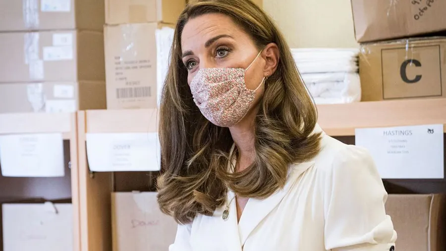 Kate Middleton cubrebocas