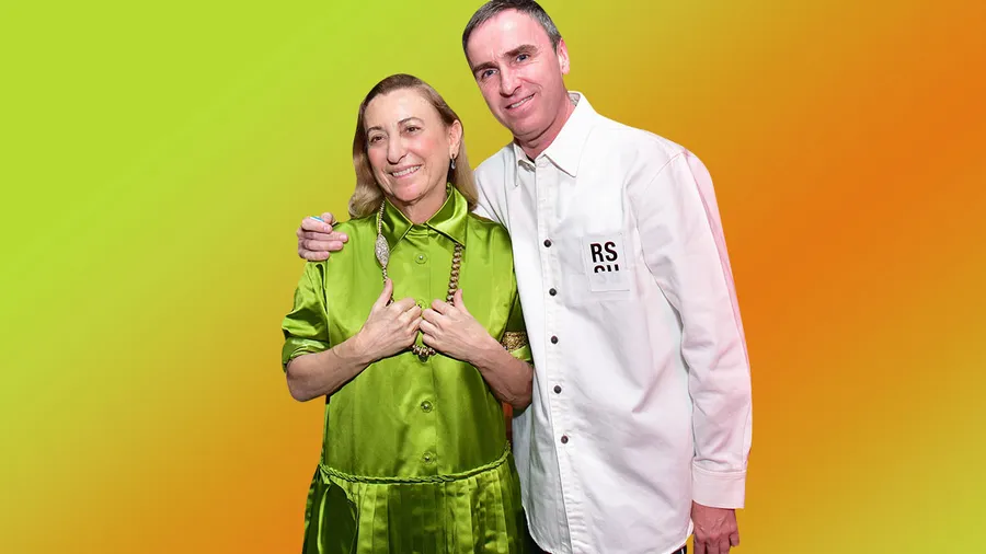 Foto: GettyImages; Miuccia Prada y Raf Simons