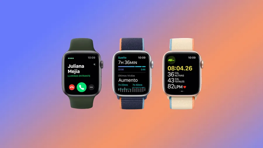 Apple Watch Series 6 y Apple Watch SE.