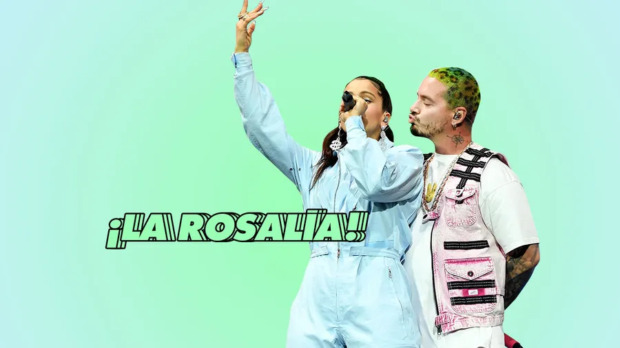 Rosalía y J Balvin.