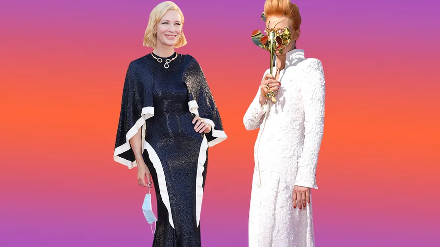 Cate Blanchett y Tilda Swinton en el Festival Internacional de Cine de Venecia.