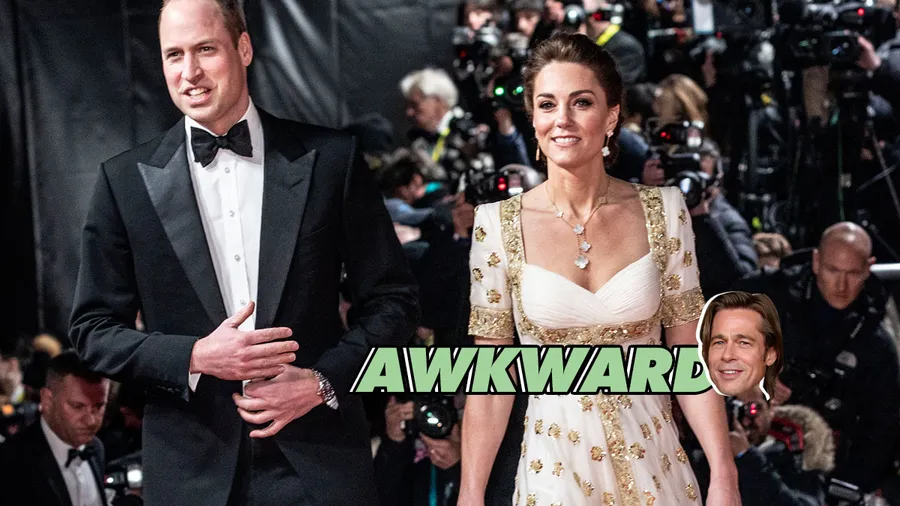 kate-middleton-prince-william-baftas-brad-pitt