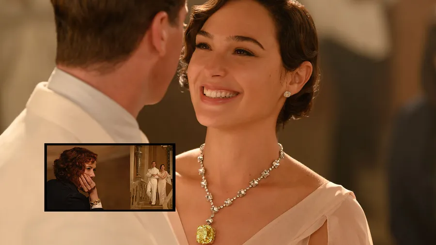 Gal Gadot luce el Tiffany Diamond en Death on the Nile.
