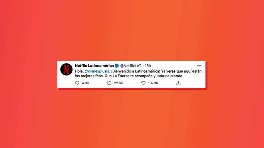 Netflix da la bienvenida a Disney Plus.
