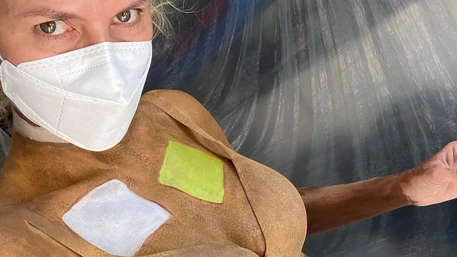 Heidi Klum en Halloween 2020.