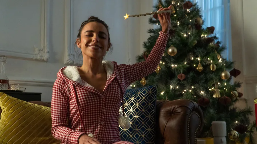 Marcela Guirado en el especial de Navidad de El Palacio de Hierro.