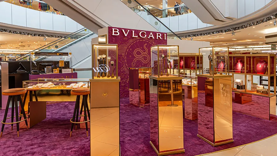 Foto: Bulgari, pop-up El Palacio de Hierro Guadalajara