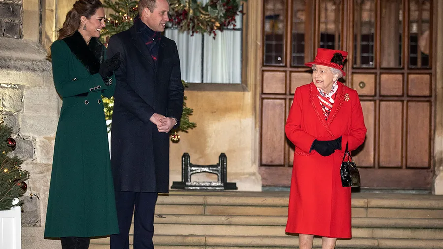 Reina Isabel, Kate Middleton, Príncipe William