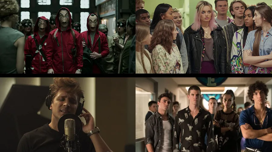 La Casa de Papel, Sex Education, Luis Miguel la serie y Élite.