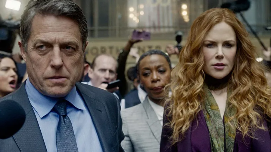 Hugh Grant y Nicole Kidman en The Undoing.