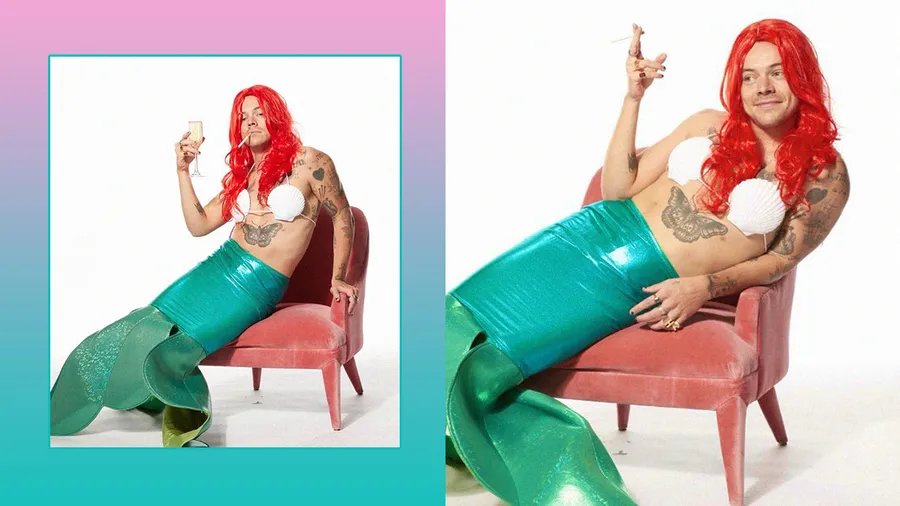 Harry Styles como La Sirenita.