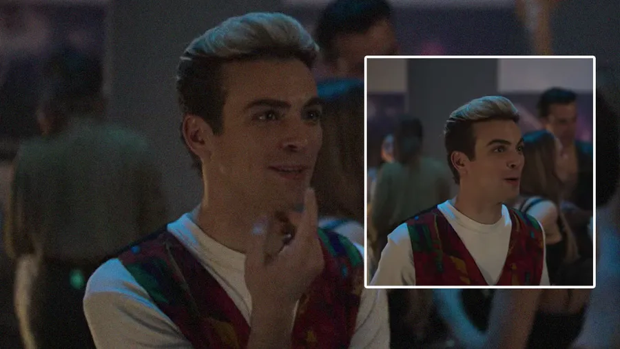 Jack Duarte como Cris Valdés en Luis Miguel, la serie.