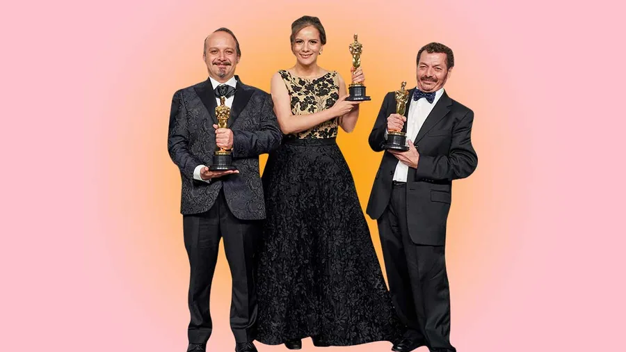 Michelle Couttolenc, Carlos Cortés y Jaime Baksht.