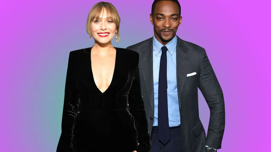 Elizabeth Olsen y Anthony Mackie.